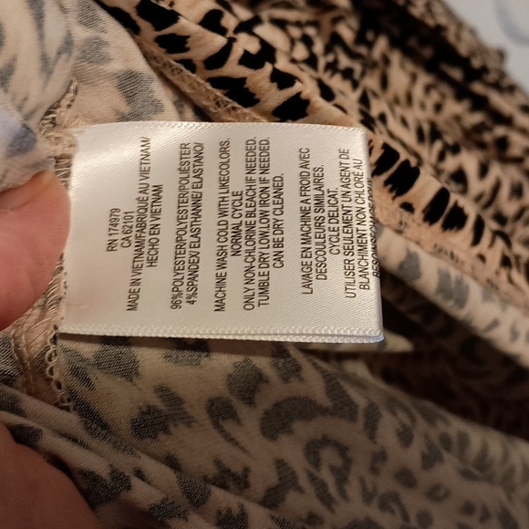 BCBG Leopard Print Wrap Dress - Picture 4 of 5